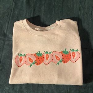 Pacsun sweater with strawberry on it